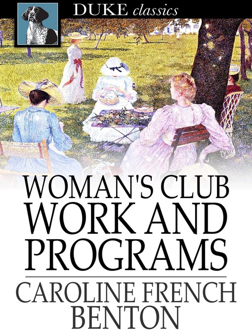 תמונה של  Woman's Club Work and Programs